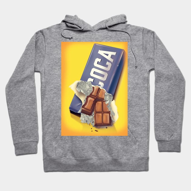 Coca Chocolate bar Hoodie by nickemporium1